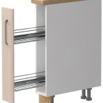 Επιδαπέδιο ντουλάπι Modena R-15-1K-Λευκό - Μπεζ