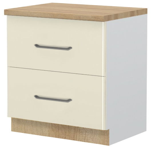 image_720351_modern-r-80-2f-3-be-ku-51md-2xr20-320-nebraskaoak-ne Επιδαπέδιο ντουλάπι Modena R-80-2F-Λευκό - Μπεζ - Image 1