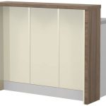 Πάγκος νησίδας Modena-Μήκος: 120 εκ.-Μπεζ-Carini Wallnut