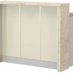 Πάγκος νησίδας Modena-Μήκος: 120 εκ.-Μπεζ-Latino Marble