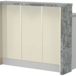 Πάγκος νησίδας Modena-Μήκος: 120 εκ.-Μπεζ-Siena Marble