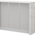Πάγκος νησίδας Modena-Μήκος: 135 εκ.-Γκρι ανοιχτό-White Marble