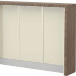 Πάγκος νησίδας Modena-Μήκος: 135 εκ.-Μπεζ-Carini Wallnut