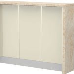 Πάγκος νησίδας Modena-Μήκος: 135 εκ.-Μπεζ-Latino Marble