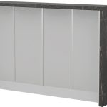 Πάγκος νησίδας Modena-Μήκος: 160 εκ.-Γκρι ανοιχτό-Black Stone