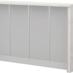 Πάγκος νησίδας Modena-Μήκος: 160 εκ.-Γκρι ανοιχτό-White Marble