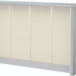 Πάγκος νησίδας Modena-Μήκος: 160 εκ.-Μπεζ-Chromix Silver