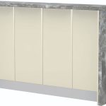 Πάγκος νησίδας Modena-Μήκος: 160 εκ.-Μπεζ-Siena Marble