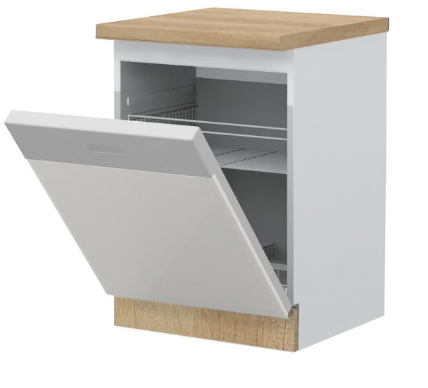 image_720612_modern-k60d-3-ii-ku-55md-nebraskaoak-ne Πρόσοψη ντουλαπιού πλυντηρίου πιάτων Modena K60D-Λευκό γυαλιστερό - Image 1