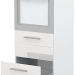 Επιδαπέδιο ντουλάπι φούρνου ψηλό Hudson K14-60-2MB-Λευκό γυαλιστερό