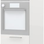 Επιδαπέδιο ντουλάπι φούρνου ψηλό Hudson K21-60-RM-Λευκό γυαλιστερό