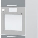 Επιδαπέδιο ντουλάπι φούρνου ψηλό Hudson K23-60-2KR-Λευκό - Γκρι