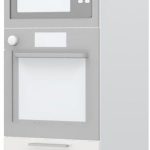 Επιδαπέδιο ντουλάπι φούρνου ψηλό Hudson K23-60-2RM-Λευκό - Λευκό γυαλιστερό