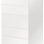 Επιδαπέδιο ντουλάπι ψηλό Hudson K14-60-1KF-Λευκό γυαλιστερό