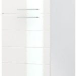 Επιδαπέδιο ντουλάπι ψηλό Hudson K23-60-1KF-Λευκό γυαλιστερό