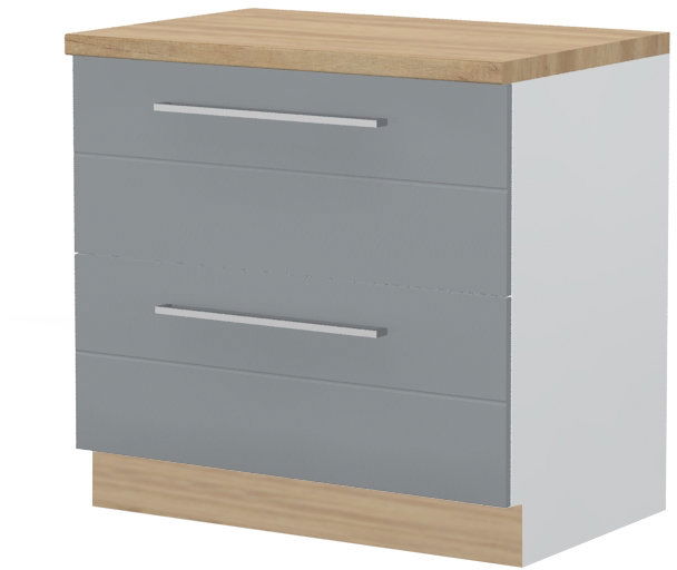 image_721894_highline-r-90-2f-3-be-ku-57hl-2xr7-608-nebraskaoak-ne Επιδαπέδιο ντουλάπι Hudson R-90-2F-Λευκό - Γκρι - Image 1