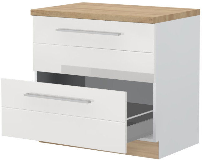 image_721899_highline-r-90-2mbox-3-be-ku-55hl-2xr7-608-nebraskaoak-ne Επιδαπέδιο ντουλάπι Hudson R-90-2MBOX-Λευκό - Λευκό γυαλιστερό - Image 1