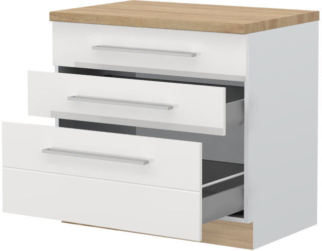 image_721905_highline-r-90-3mbox-3-be-ku-55hl-3xr7-608-nebraskaoak-ne Επιδαπέδιο ντουλάπι Hudson R-90-3MBOX-Λευκό - Λευκό γυαλιστερό - Image 1