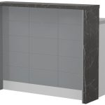 Πάγκος νησίδας Hudson-Μήκος: 120 εκ.-Γκρι-Black Stone