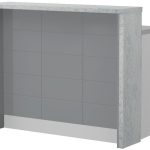 Πάγκος νησίδας Hudson-Μήκος: 120 εκ.-Γκρι-Chromix Silver