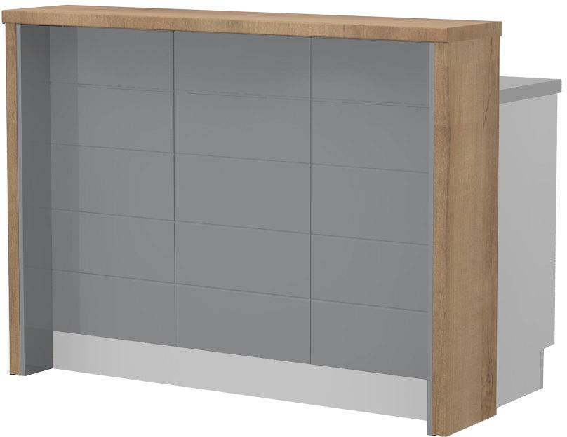 image_721999_highline-pult-135-3-30-ku-57hl Πάγκος νησίδας Hudson-Μήκος: 135 εκ.-Γκρι-Pacific Walnut - Image 1