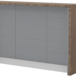 Πάγκος νησίδας Hudson-Μήκος: 150 εκ.-Γκρι-Carini Wallnut