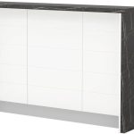 Πάγκος νησίδας Hudson-Μήκος: 150 εκ.-Λευκό-Black Stone