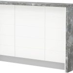 Πάγκος νησίδας Hudson-Μήκος: 150 εκ.-Λευκό-Siena Marble