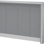 Πάγκος νησίδας Hudson-Μήκος: 160 εκ.-Γκρι-Chromix Silver