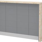 Πάγκος νησίδας Hudson-Μήκος: 160 εκ.-Γκρι-Latino Marble