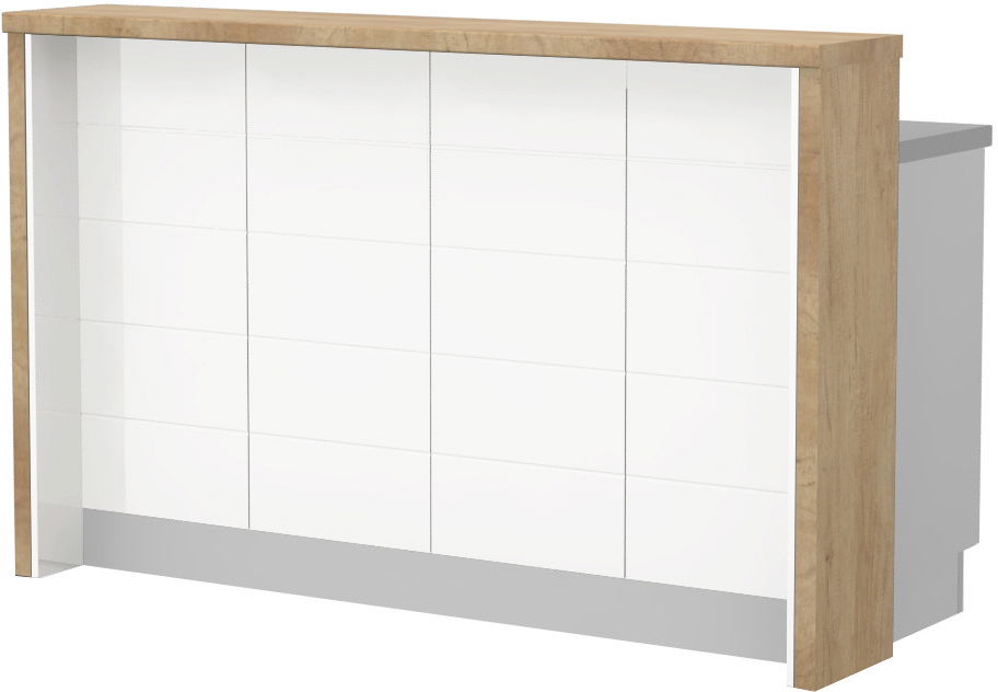 image_722038_highline-pult-160-3-54-ku-55hl Πάγκος νησίδας Hudson-Μήκος: 160 εκ.-Λευκό-Nebraska Oak - Image 1