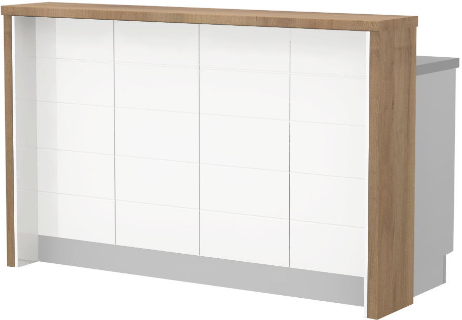 image_722039_highline-pult-160-3-30-ku-55hl Πάγκος νησίδας Hudson-Μήκος: 160 εκ.-Λευκό-Pacific Walnut - Image 1