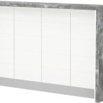 Πάγκος νησίδας Hudson-Μήκος: 160 εκ.-Λευκό-Siena Marble