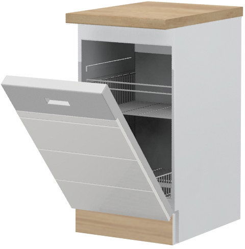 image_722053_highline-k45d-3-ii-ku-55hl-nebraskaoak-ne Πρόσοψη ντουλαπιού πλυντηρίου πιάτων Hudson K45D-Λευκό - Image 1