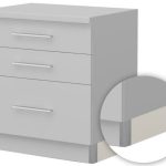 Πλαϊνή μπάζα κουζίνας JL Universal SB-Ivory