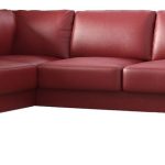 Γωνιακός καναπές Radial Max II LTHR-Kokkino-Αριστερή