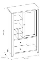 Βιτρίνα Nostice 1D2S - Image 3