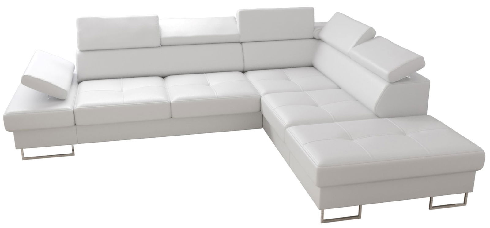 image_728221_galaxy_nar_12__1 Γωνιακός καναπές Gelito LTHR-Leuko-Δεξιά - Image 1