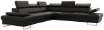 Γωνιακός καναπές Gelito Max LTHR-Mauro-Αριστερή