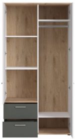 Ντουλάπα Newty δίφυλλη 2D2S - Image 2