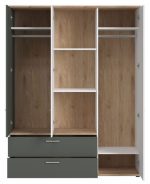 Ντουλάπα Newty τρίφυλλη 3D2S - Image 4