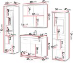 Σετ μπάνιου Madrit II-Leuko-Leuko gualistero - Image 3