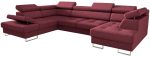 Γωνιακός καναπές Gelito Max II-Kokkino-Αριστερή
