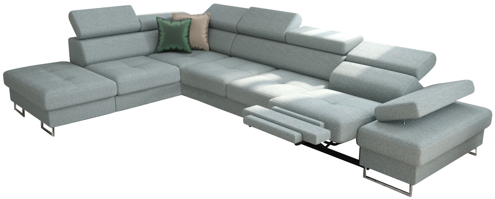 softi 02 (6) Γωνιακός καναπές Gelito Relax-Galazio-Αριστερή - Image 1