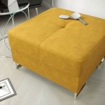Πουφ Gelito plus-Kitrino-70 x 70 x45