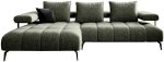 Γωνιακός καναπές Magnito-Prasino-Αριστερή