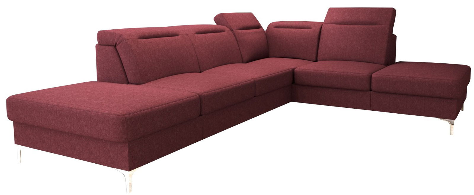 image_734645_oslo_naroz_3_1_ Γωνιακός καναπές Yosi-Kokkino-Δεξιά - Image 1