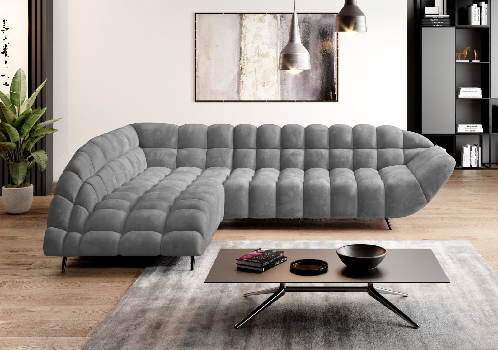 Γωνιακός καναπές Dolphin-Gkri-Αριστερή - Image 2