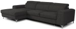 Γωνιακός καναπές Gemini Mini-Anthraki-Αριστερή