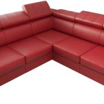 Γωνιακός καναπές Fred LTHR-Kokkino-Δεξιά